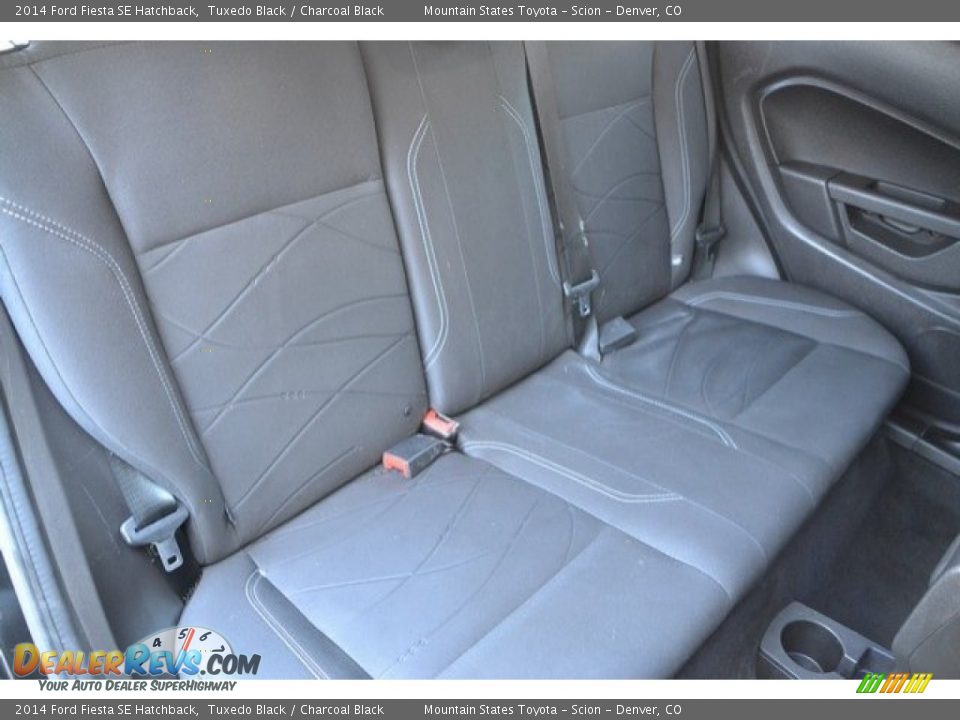 2014 Ford Fiesta SE Hatchback Tuxedo Black / Charcoal Black Photo #23