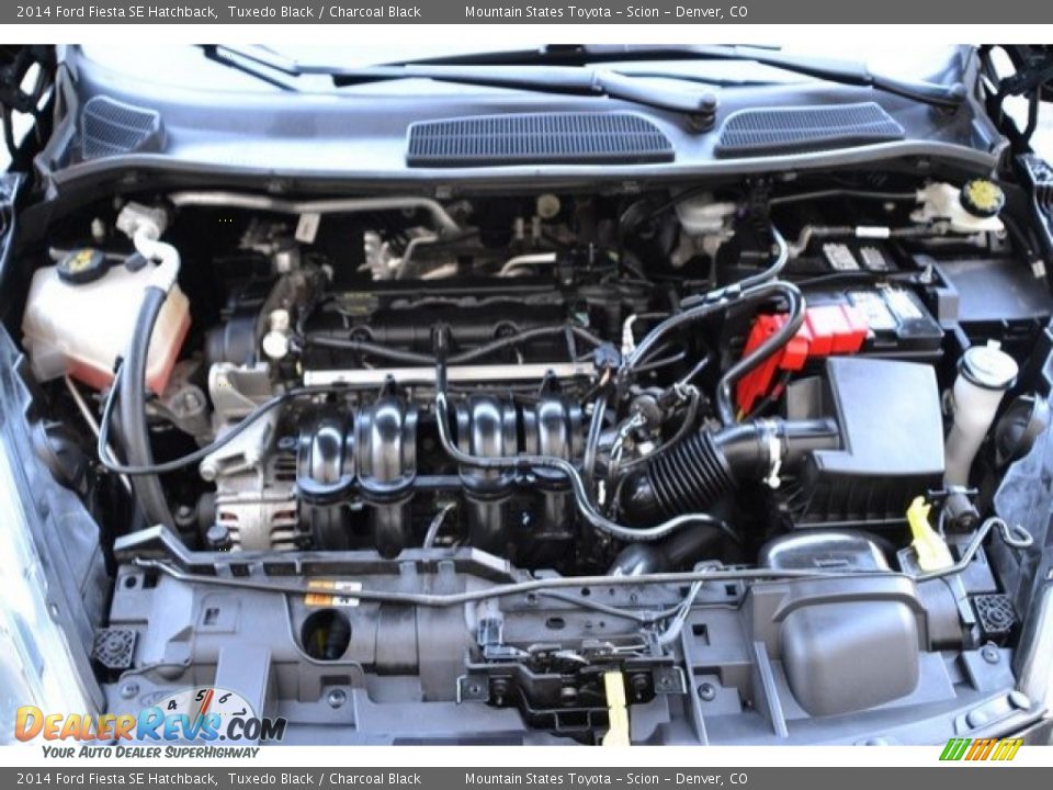 2014 Ford Fiesta SE Hatchback Tuxedo Black / Charcoal Black Photo #27