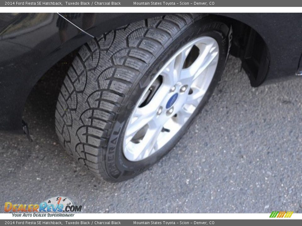 2014 Ford Fiesta SE Hatchback Tuxedo Black / Charcoal Black Photo #28