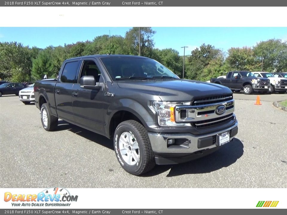 2018 Ford F150 XLT SuperCrew 4x4 Magnetic / Earth Gray Photo #1