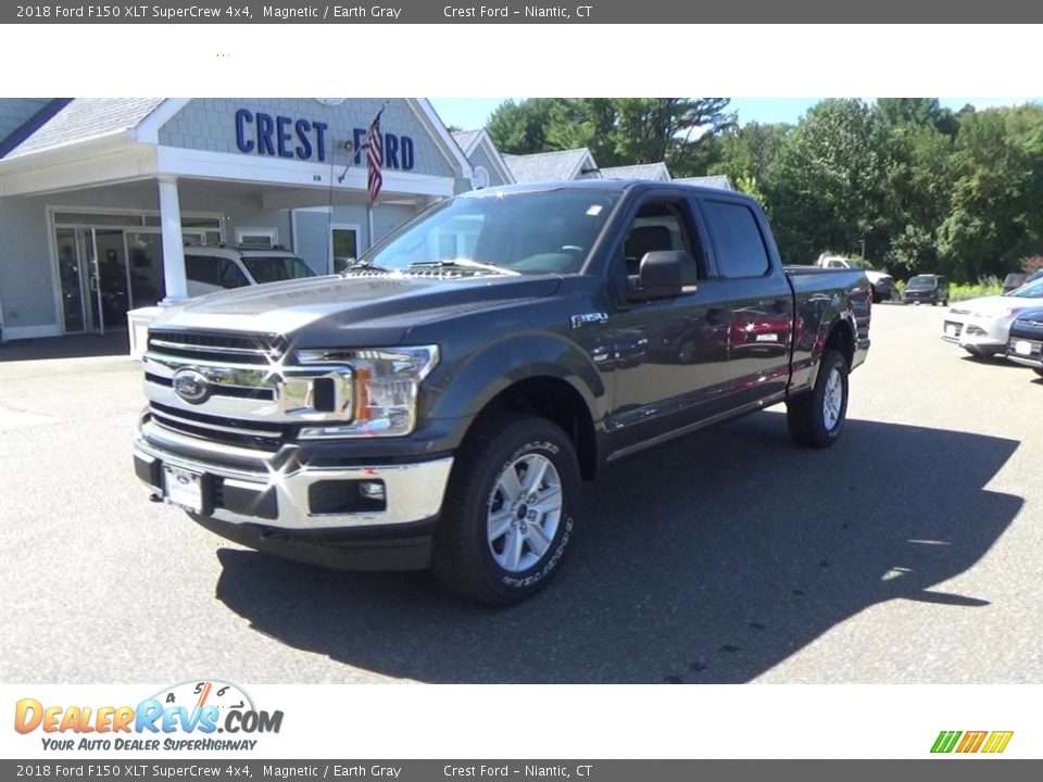 2018 Ford F150 XLT SuperCrew 4x4 Magnetic / Earth Gray Photo #3