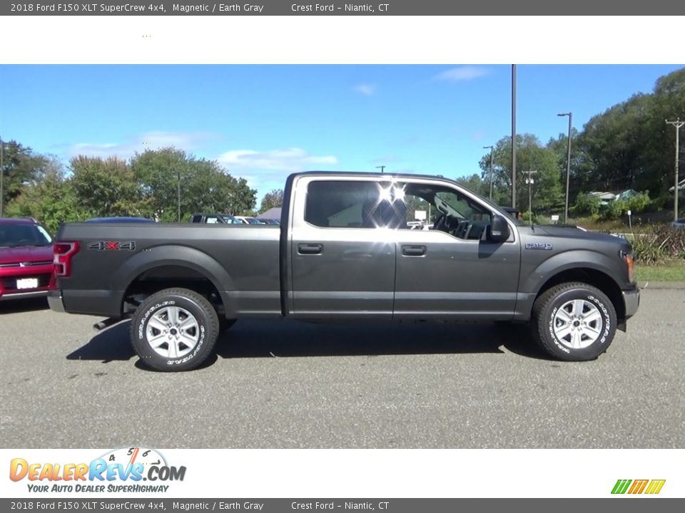 2018 Ford F150 XLT SuperCrew 4x4 Magnetic / Earth Gray Photo #8