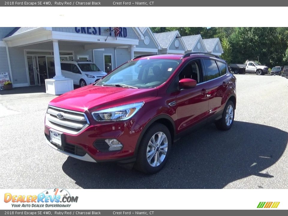 2018 Ford Escape SE 4WD Ruby Red / Charcoal Black Photo #3