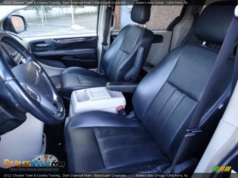 2012 Chrysler Town & Country Touring Dark Charcoal Pearl / Black/Light Graystone Photo #10
