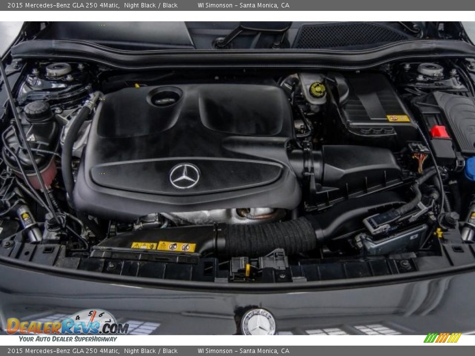 2015 Mercedes-Benz GLA 250 4Matic Night Black / Black Photo #9