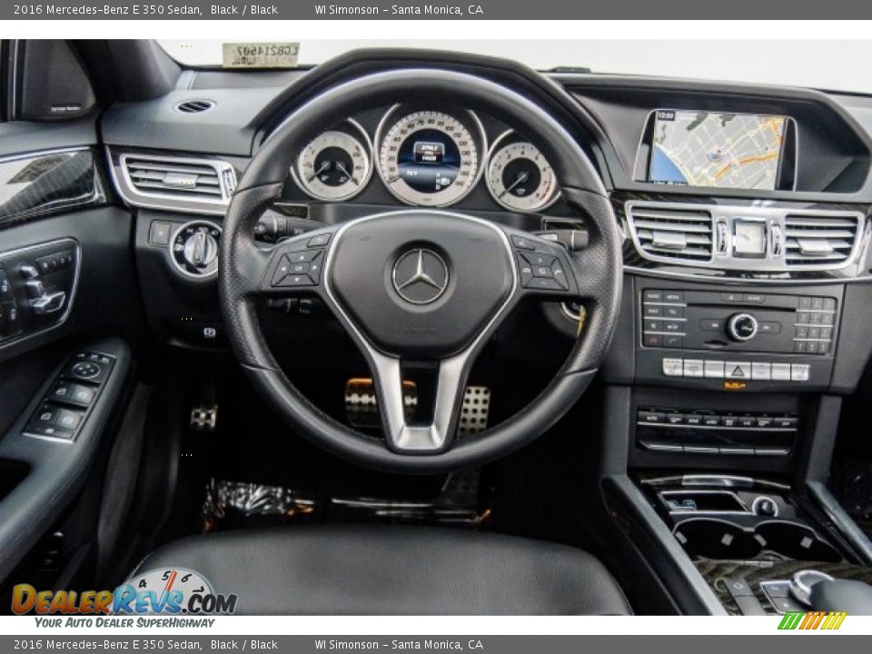 2016 Mercedes-Benz E 350 Sedan Black / Black Photo #4