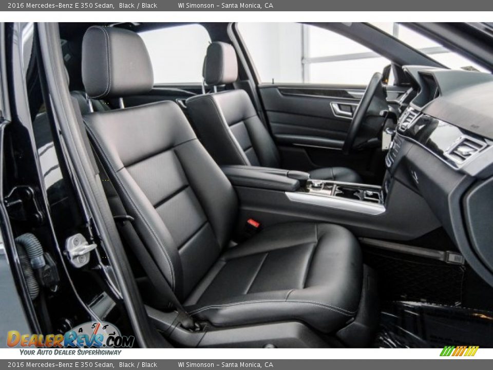 2016 Mercedes-Benz E 350 Sedan Black / Black Photo #6