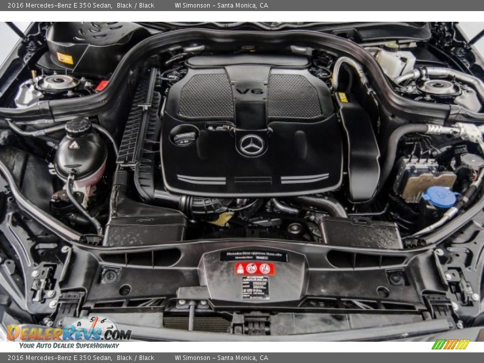 2016 Mercedes-Benz E 350 Sedan Black / Black Photo #8