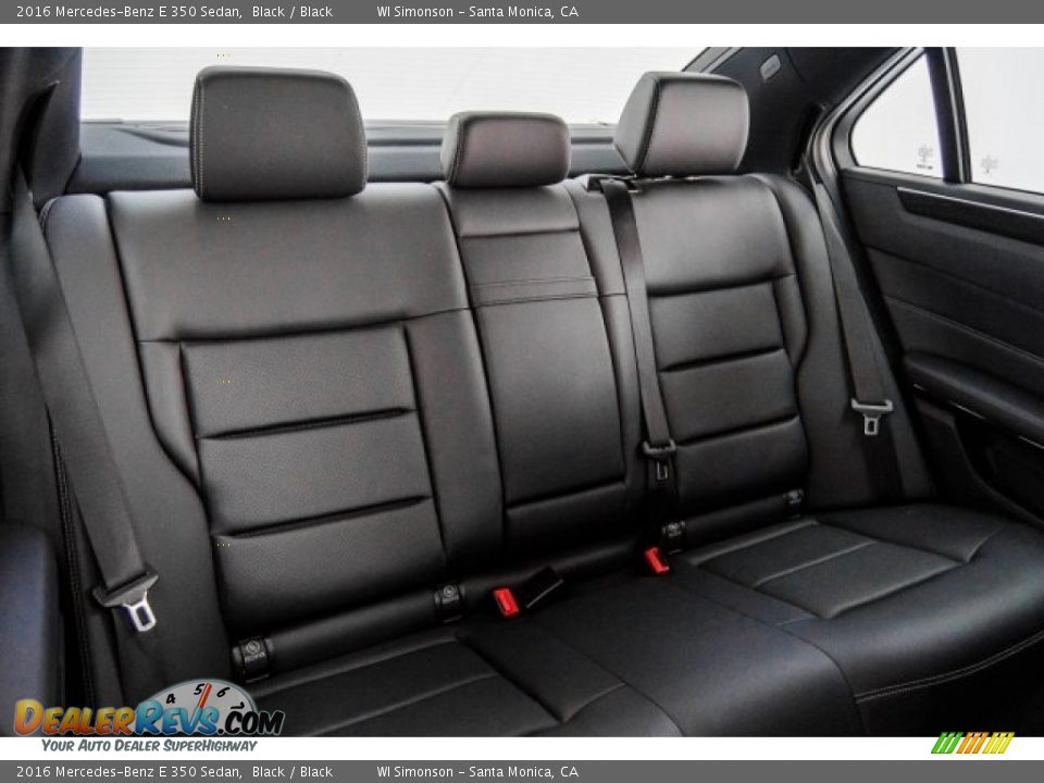 2016 Mercedes-Benz E 350 Sedan Black / Black Photo #13