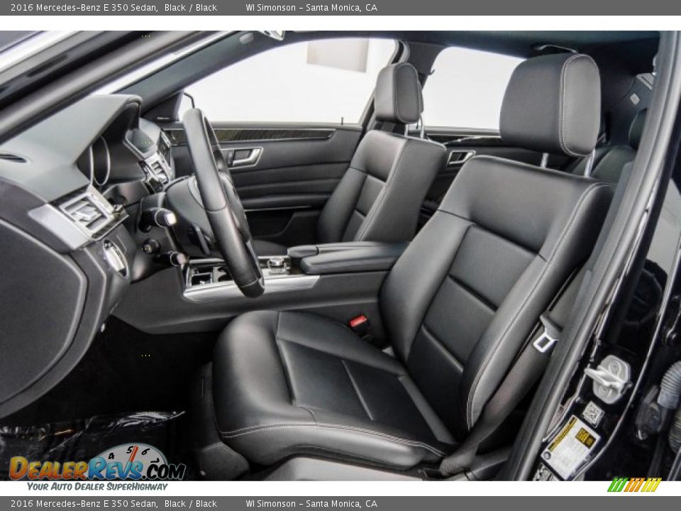 2016 Mercedes-Benz E 350 Sedan Black / Black Photo #15