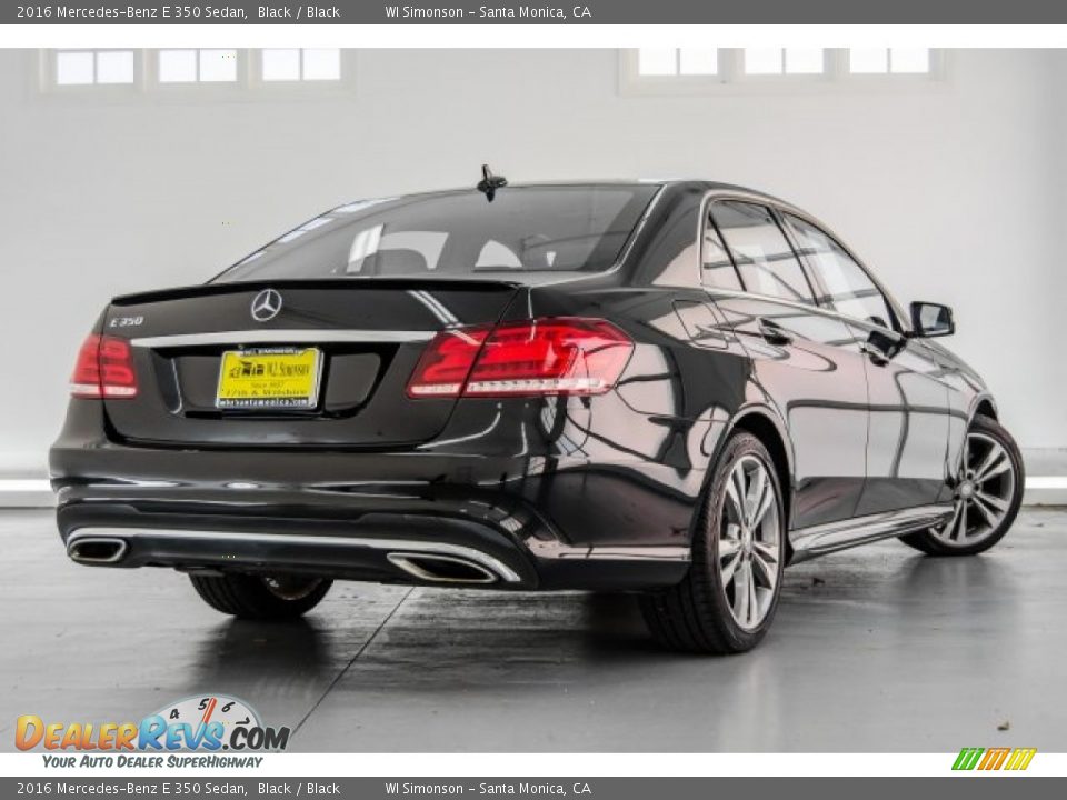 2016 Mercedes-Benz E 350 Sedan Black / Black Photo #16