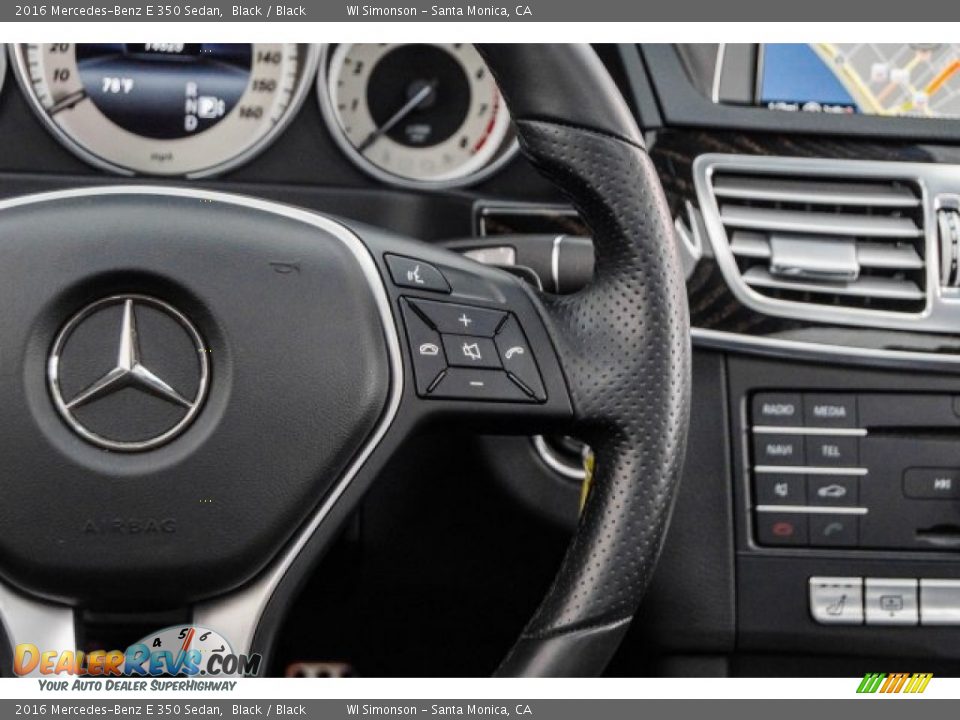 2016 Mercedes-Benz E 350 Sedan Black / Black Photo #17