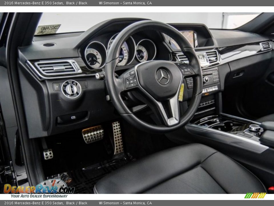 2016 Mercedes-Benz E 350 Sedan Black / Black Photo #21