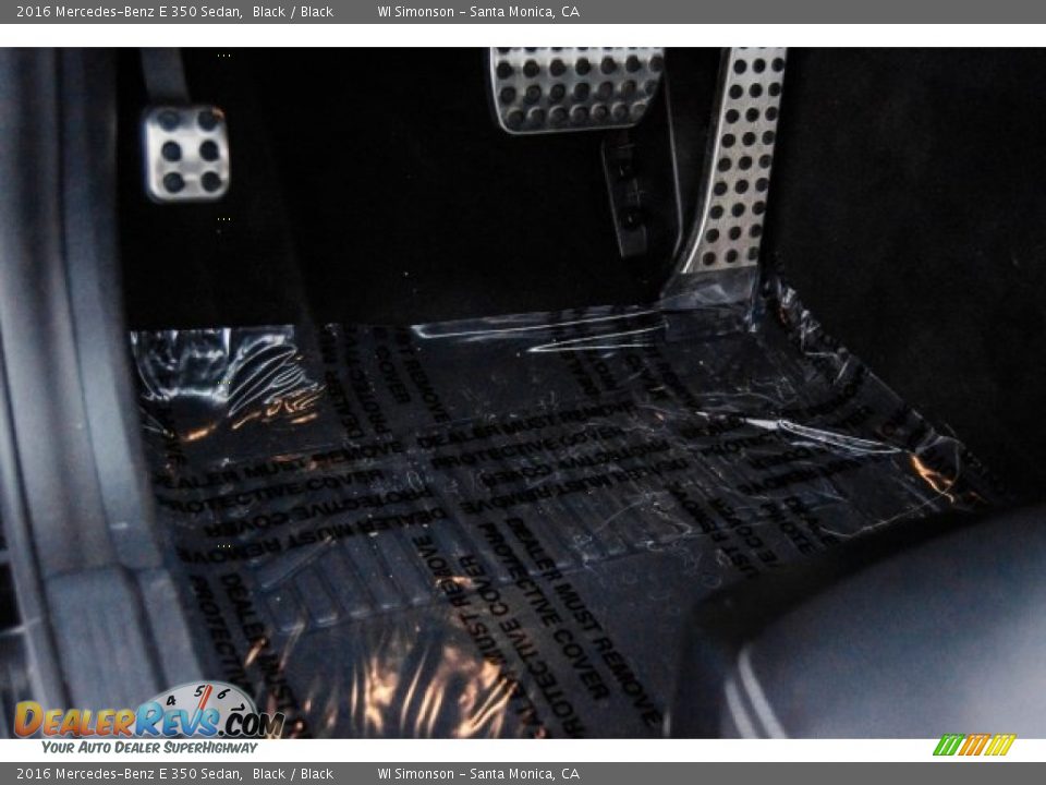 2016 Mercedes-Benz E 350 Sedan Black / Black Photo #22