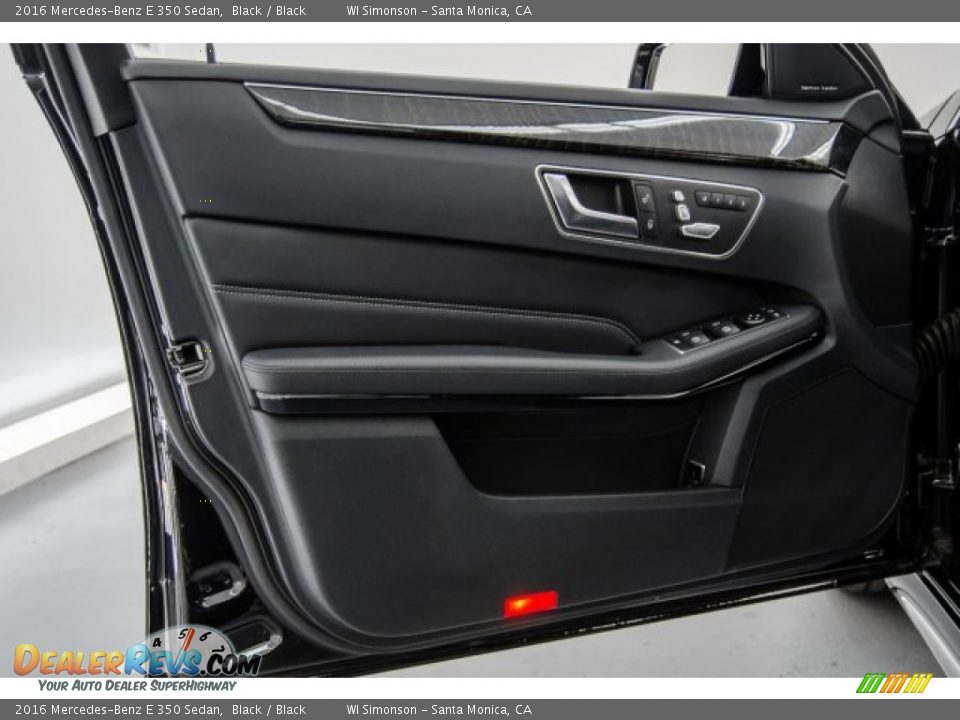 2016 Mercedes-Benz E 350 Sedan Black / Black Photo #23