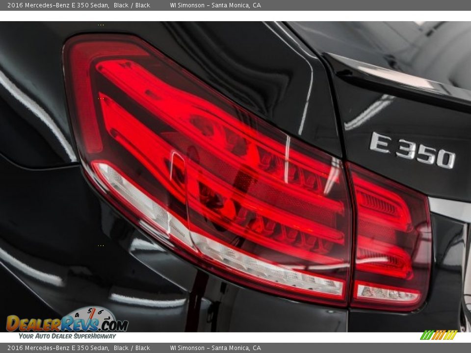 2016 Mercedes-Benz E 350 Sedan Black / Black Photo #24