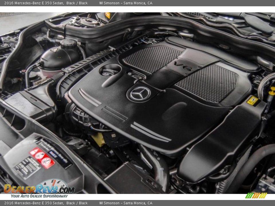 2016 Mercedes-Benz E 350 Sedan Black / Black Photo #28