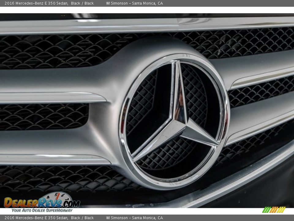 2016 Mercedes-Benz E 350 Sedan Black / Black Photo #30