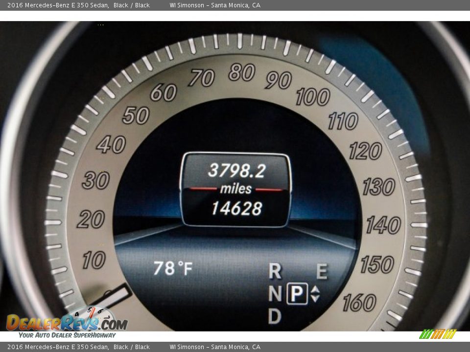 2016 Mercedes-Benz E 350 Sedan Black / Black Photo #31