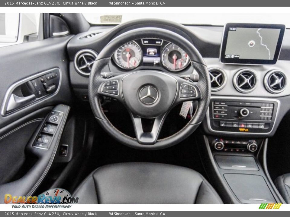 2015 Mercedes-Benz CLA 250 Cirrus White / Black Photo #4