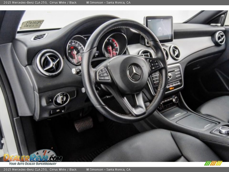 2015 Mercedes-Benz CLA 250 Cirrus White / Black Photo #21
