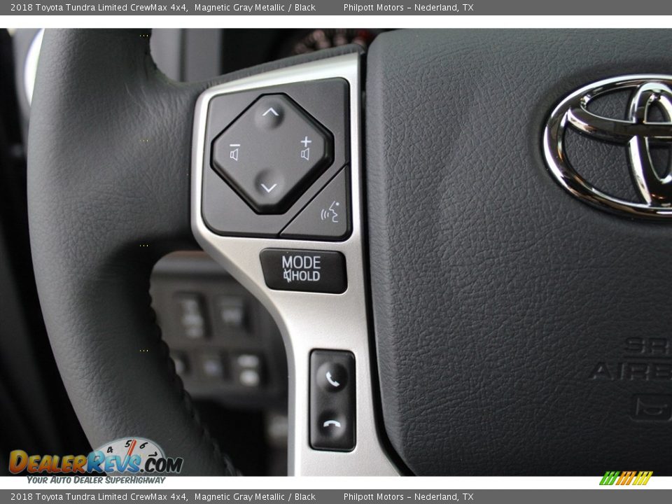 2018 Toyota Tundra Limited CrewMax 4x4 Magnetic Gray Metallic / Black Photo #18