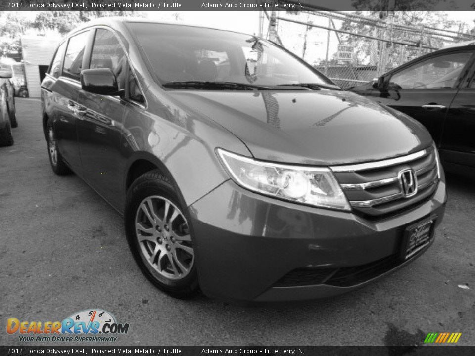 2012 Honda Odyssey EX-L Polished Metal Metallic / Truffle Photo #1