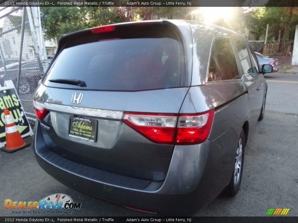 2012 Honda Odyssey EX-L Polished Metal Metallic / Truffle Photo #6
