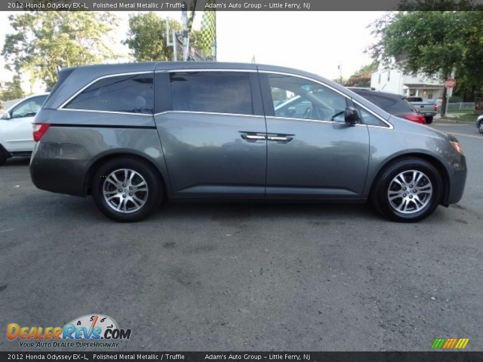 2012 Honda Odyssey EX-L Polished Metal Metallic / Truffle Photo #7