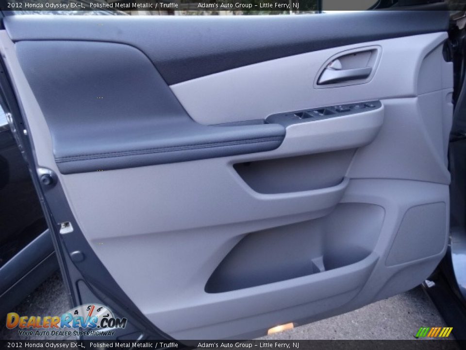 2012 Honda Odyssey EX-L Polished Metal Metallic / Truffle Photo #8