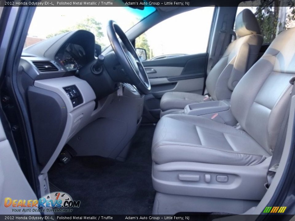 2012 Honda Odyssey EX-L Polished Metal Metallic / Truffle Photo #9