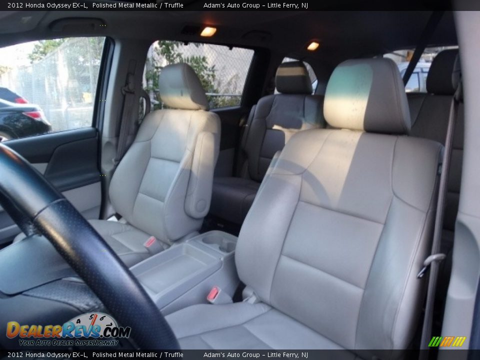 2012 Honda Odyssey EX-L Polished Metal Metallic / Truffle Photo #11