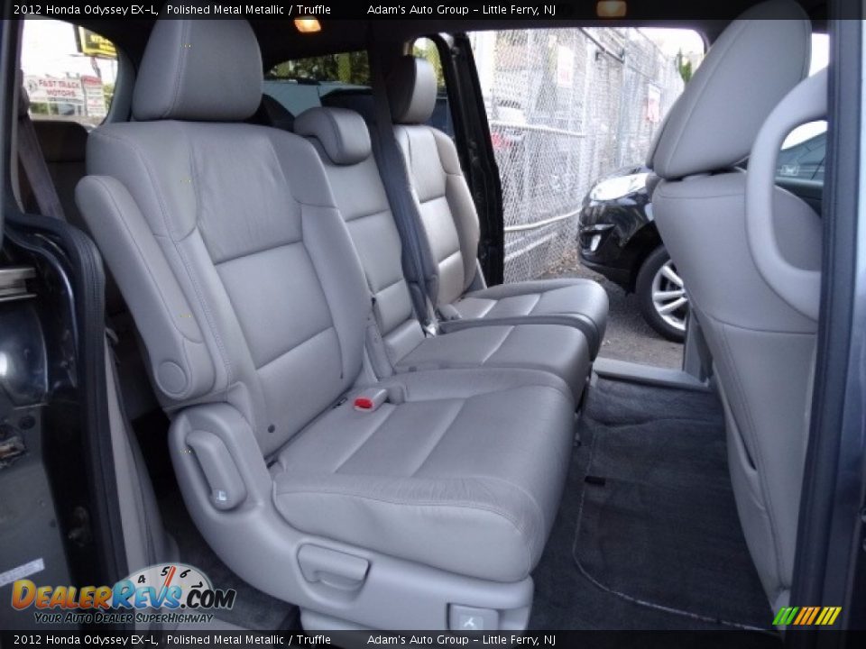 2012 Honda Odyssey EX-L Polished Metal Metallic / Truffle Photo #14
