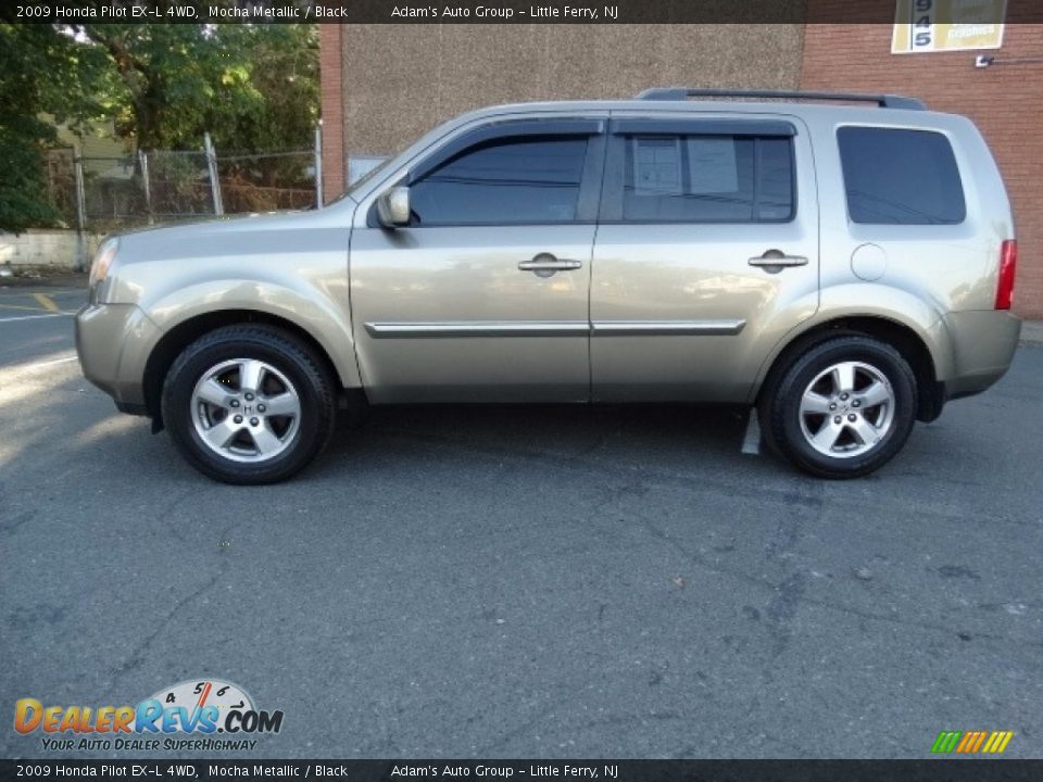 2009 Honda Pilot EX-L 4WD Mocha Metallic / Black Photo #4
