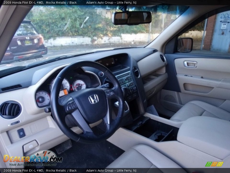 2009 Honda Pilot EX-L 4WD Mocha Metallic / Black Photo #11