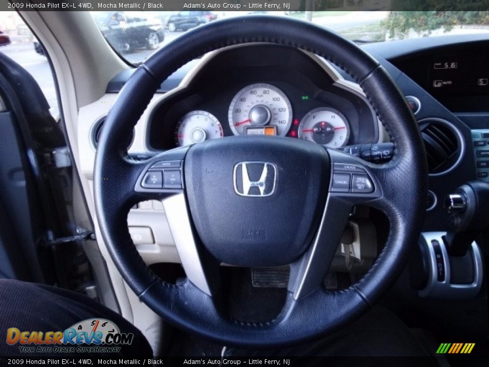 2009 Honda Pilot EX-L 4WD Mocha Metallic / Black Photo #17