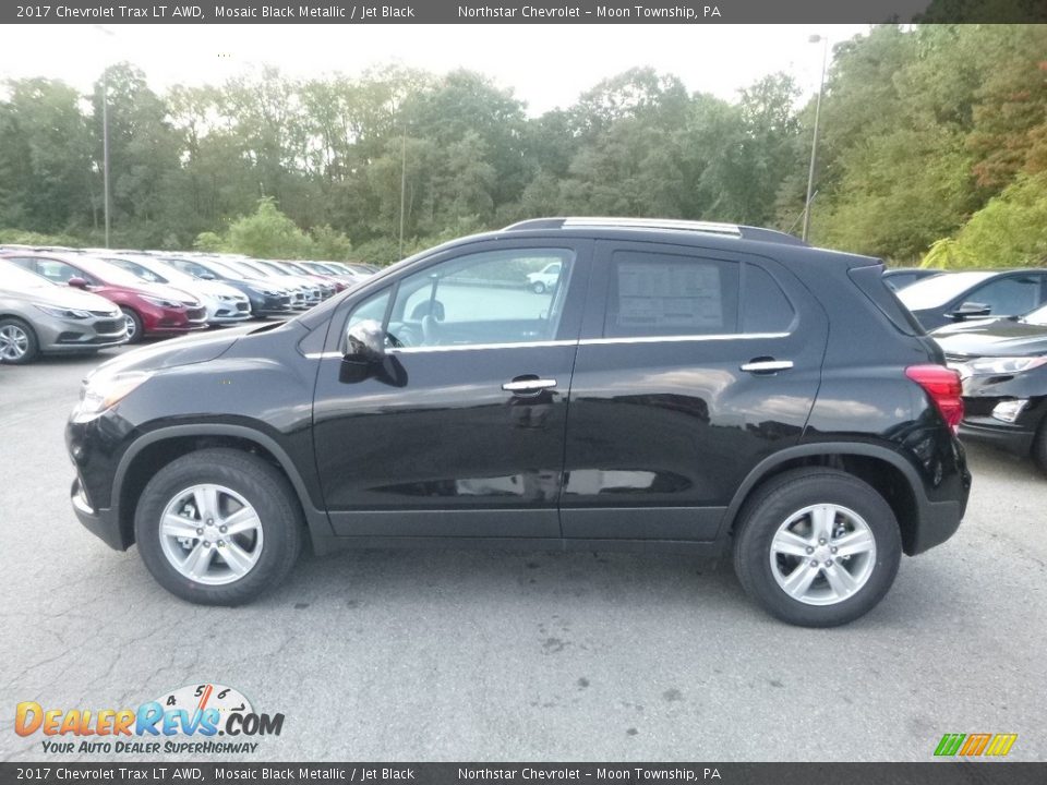 2017 Chevrolet Trax LT AWD Mosaic Black Metallic / Jet Black Photo #2