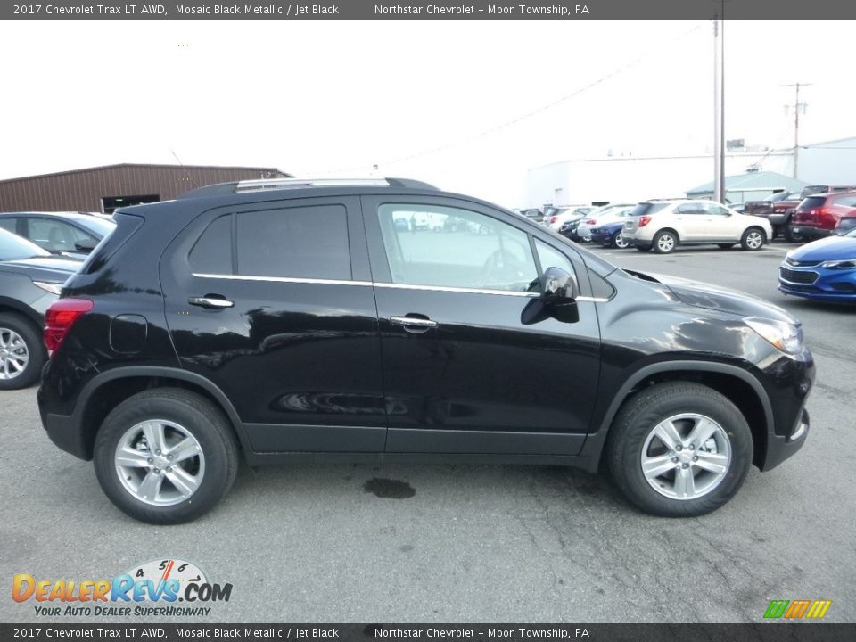 2017 Chevrolet Trax LT AWD Mosaic Black Metallic / Jet Black Photo #6