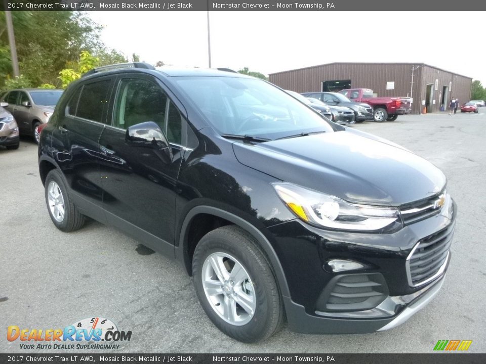 2017 Chevrolet Trax LT AWD Mosaic Black Metallic / Jet Black Photo #7