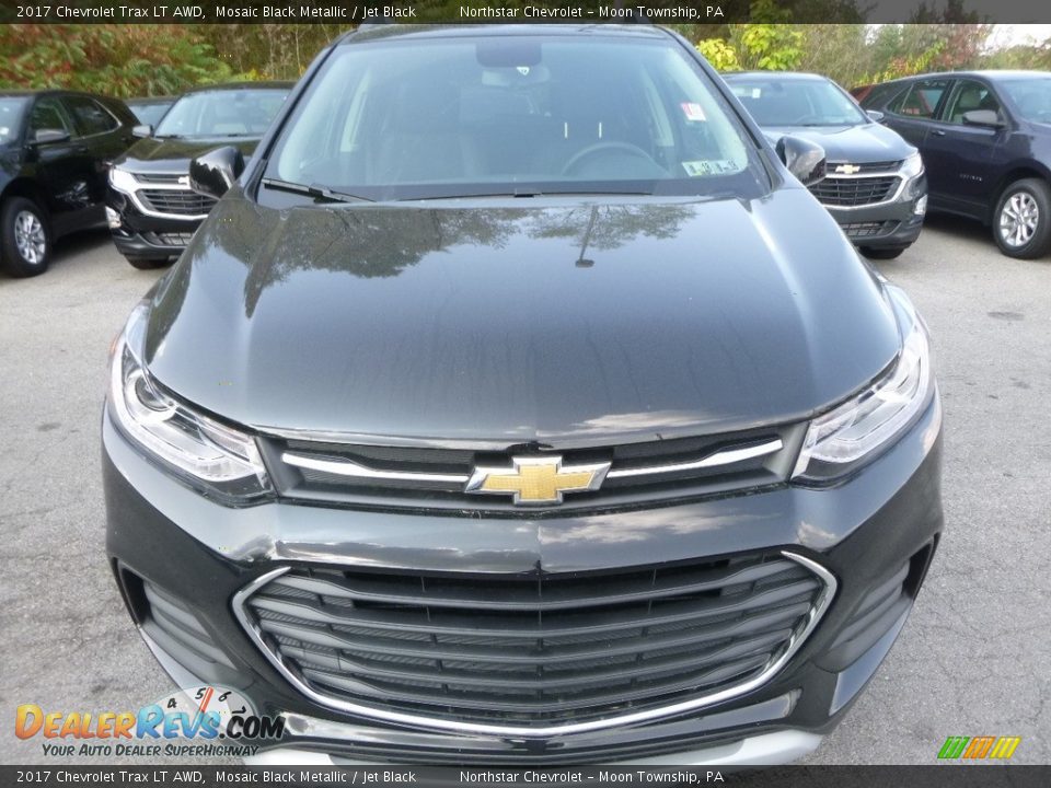 2017 Chevrolet Trax LT AWD Mosaic Black Metallic / Jet Black Photo #8