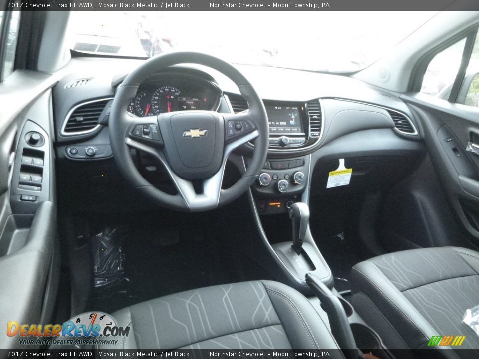 2017 Chevrolet Trax LT AWD Mosaic Black Metallic / Jet Black Photo #13