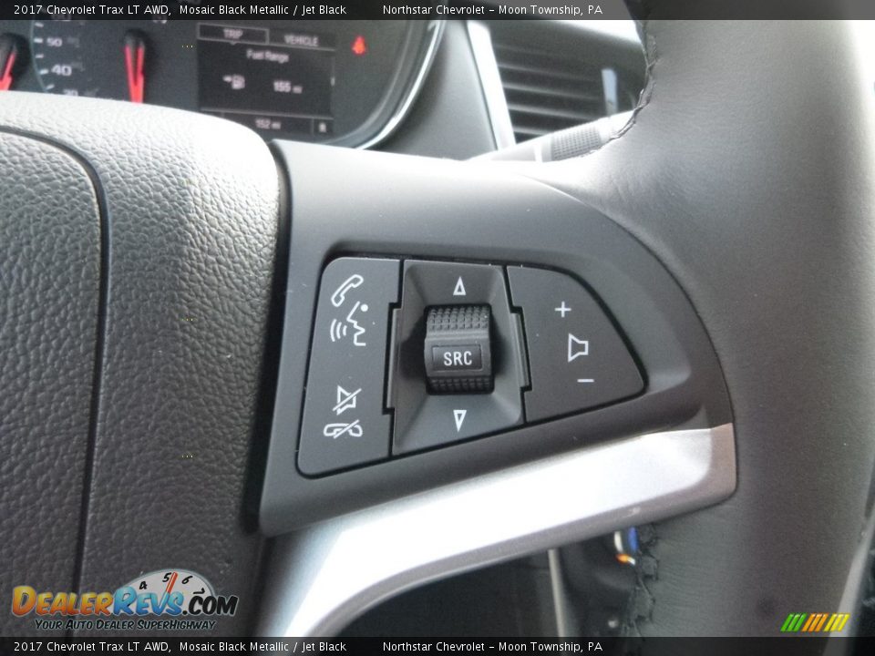 2017 Chevrolet Trax LT AWD Mosaic Black Metallic / Jet Black Photo #19