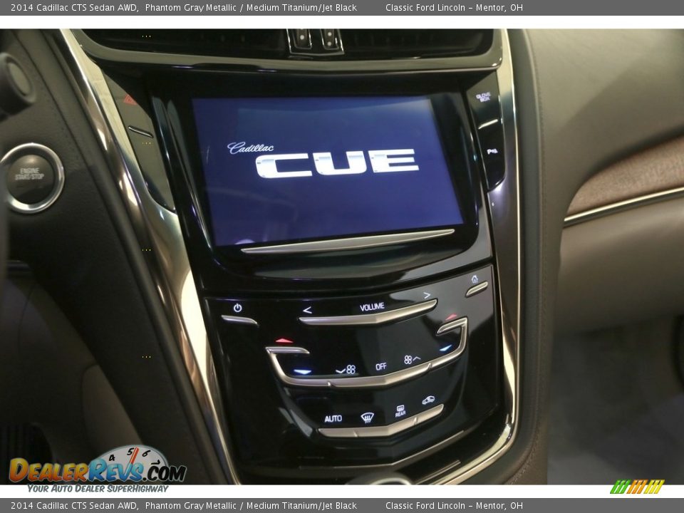 2014 Cadillac CTS Sedan AWD Phantom Gray Metallic / Medium Titanium/Jet Black Photo #7
