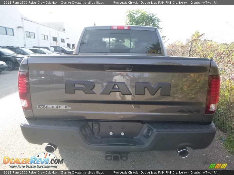 2018 Ram 1500 Rebel Crew Cab 4x4 Granite Crystal Metallic / Black Photo #5
