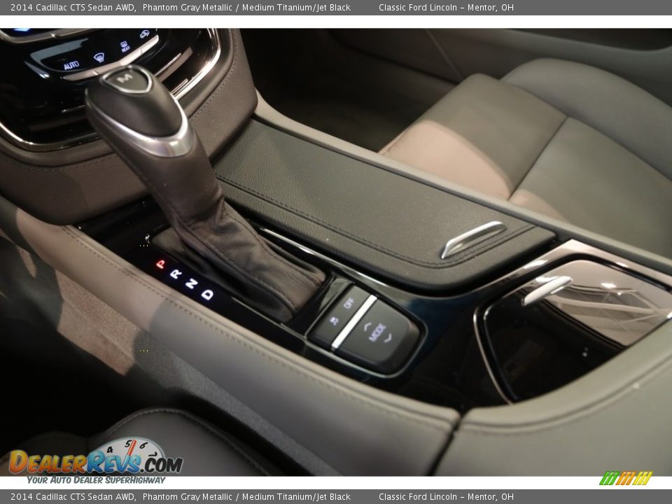 2014 Cadillac CTS Sedan AWD Phantom Gray Metallic / Medium Titanium/Jet Black Photo #16
