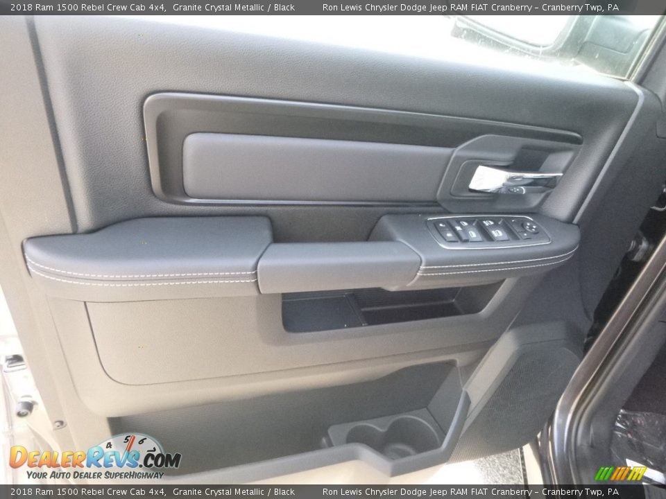 2018 Ram 1500 Rebel Crew Cab 4x4 Granite Crystal Metallic / Black Photo #13