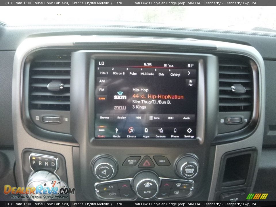 2018 Ram 1500 Rebel Crew Cab 4x4 Granite Crystal Metallic / Black Photo #16