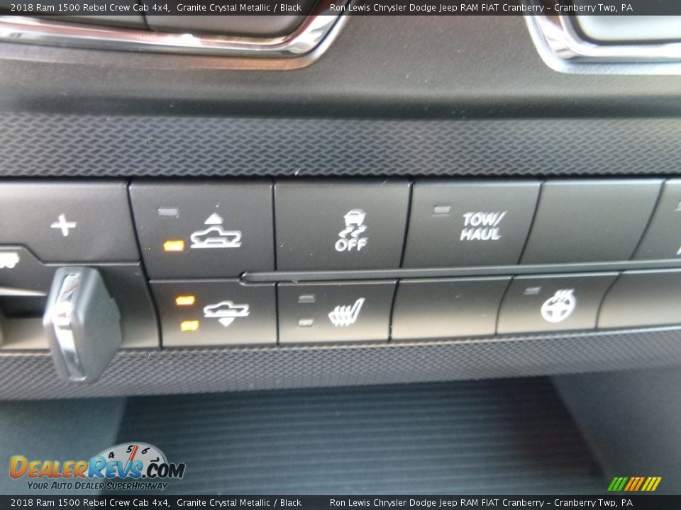 2018 Ram 1500 Rebel Crew Cab 4x4 Granite Crystal Metallic / Black Photo #18