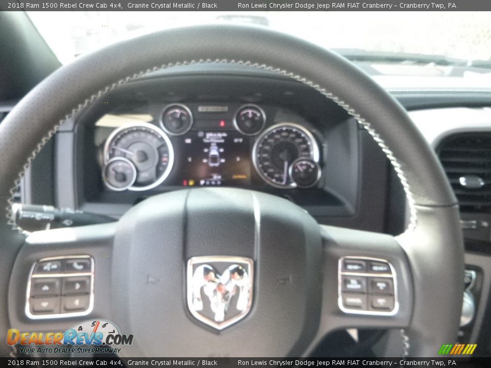 2018 Ram 1500 Rebel Crew Cab 4x4 Granite Crystal Metallic / Black Photo #20