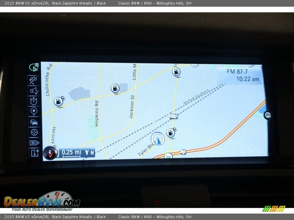 2015 BMW X3 xDrive28i Black Sapphire Metallic / Black Photo #10